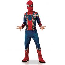 Iron Spider-Kostüm für Kinder Infinity War Halloweenkostüm rot-blau-gold - Thema: Promis + Lizenzen - Blau - Größe 92/104 (3-4 Jahre)