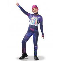 Finsterbomber-Kostüm Fortnite-Lizenzkostüm für Jugendliche lila - Thema: Promis + Lizenzen - Violett/Lila - Größe 158/164 (13-14 Jahre)