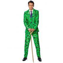 Mr. Riddler-Suitmeister Anzug für Herren grün-violett - Thema: Promis + Lizenzen - Grün - Größe XL (58)
