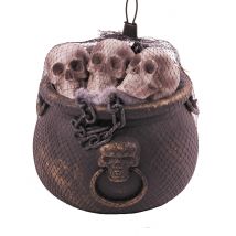 Halloween-Deko-Set 12-teilig Tischdeko braun - Thema: Hexen + Magier - Braun - Größe Einheitsgröße