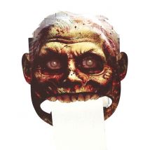 Toilettenpapier-Deko Halloween-Deko beige-rot 18 x 22 cm