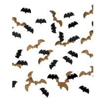 Fledermauskonfetti Halloween Raumdekoration schwarz gold - Thema: Vampire und Fledermäuse - Schwarz - Größe Einheitsgröße