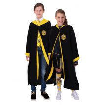 Hufflepuff-Umhang Harry-Potter-Kostüm - Thema: Harry Potter - Gelb/Blond - Größe 122/140 (8-10 Jahre)