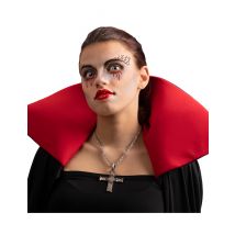 Vampir Make-Up Set für Erwachsene glänzend - Thema: Hexen + Magier - Bunt - Größe Einheitsgröße