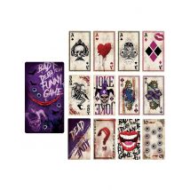 Joker-Kartenspiel mit 12 Karten bunt 11 x 20 cm - Thema: Joker - Beige - Größe Einheitsgröße