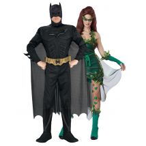 Batman und Tödliche Schönheit Paarkostüm - Thema: Gruseliger Fasching - Schwarz - Größe Einheitsgröße