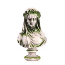 Harzbüste einer Geisterfrau 34 cm