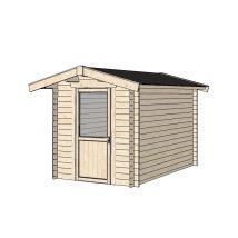 iGarden actie tuinhuis zadeldak 200 x 450