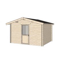 iGarden actie tuinhuis zadeldak 350 x 400