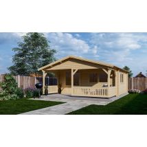 Interflex tuinhuis 5x4+2 50 mm