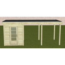 Woodpro Moderne Tuinhuis 200x250+350