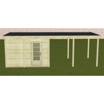 Woodpro Moderne Tuinhuis 350x300+350