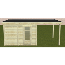 Woodpro Moderne Tuinhuis 350x350+250