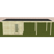 Woodpro Moderne Tuinhuis 350x350+450