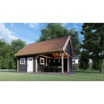 Trendhout Buitenverblijf Zadeldak XXL 1145x595