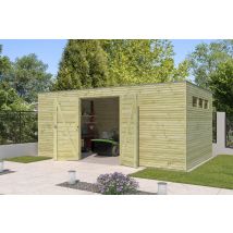 Woodlands tuinhuis Qube 510x300 geïmpregneerd