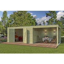 Woodlands tuinhuis Qube 720x300 geïmpregneerd