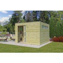 Woodlands tuinhuis Qube S 300x300 geïmpregneerd