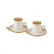 Karaca Dela Kaffeetassen-Set für 2 Personen