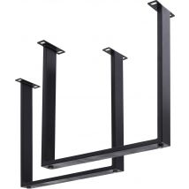 Gestell Tavola Schwarz Matt (2/Set)