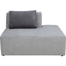 Infinity Ottomane Semi Elements Grau Rechts