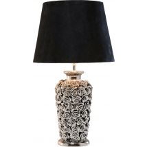 Tischleuchte Rose Silber 57cm