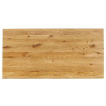 Tischplatte Tavola Schweizer Kante Eiche 200x100