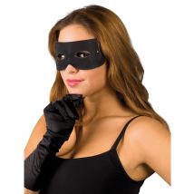 Banditen Augenmaske schwarz - Thema: Mottoparty - Schwarz