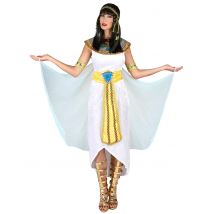 Ägypterin Kostüm ägyptische Königin weiss-gold-blau - Thema: Fasching und Karneval - Bunt - Größe S