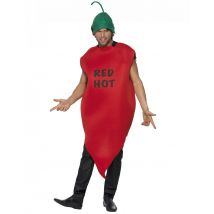 Chili Kostüm rot-grün - Thema: Fasching und Karneval - Größe M