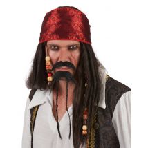Piraten-Kapitän Bart-Set schwarz-braun - Thema: Fasching und Karneval