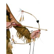 Indianer Pfeil und Bogen beige
