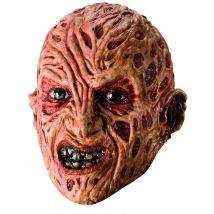 Freddy Krueger Halloween-Maske Lizenzartikel beige-rot - Thema: Halloween - Beige