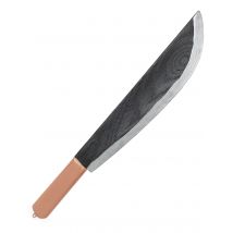 Machete Halloween-Waffe Kostümzubehör schwarz-grau 53cm - Thema: Halloween - Silber/Grau