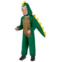 Dinosaurier Kinder-Kostüm grün - Thema: Fasching und Karneval - Grün - Größe 134/140 (10-12 Jahre)