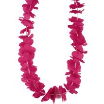 Blumenkette Hawaii für Erwachsene pink - Thema: Sommerparty - Rosa/Pink
