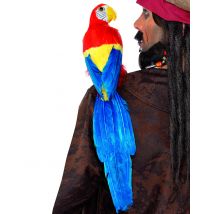 Piraten-Papagei bunt 50cm - Thema: Fasching und Karneval