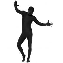 Second Skin Suit Ganzkörperanzug schwarz - Thema: Fasching und Karneval - Schwarz - Größe M