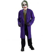 Batman Joker Kinderkostüm Lizenzware bunt - Thema: Fasching und Karneval - Violett/Lila - Größe 104/116 (5-6 Jahre)
