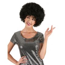 Afro-Perücke Clownsperücke schwarz - Thema: Fasching und Karneval - Schwarz