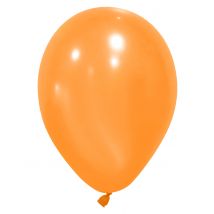 Party-Ballons Luftballons 12 Stück orange 28cm - Thema: Geburtstag und Jubiläum - Orange