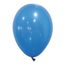Party-Luftballons Party-Deko 12 Stück blau 28cm - Thema: Geburtstag und Jubiläum - Blau