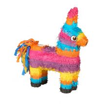 Piñata Lama Partyspiel bunt - Thema: Geburtstag und Jubiläum - Bunt