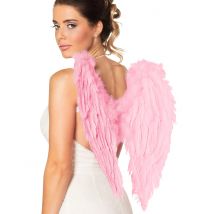 Engelsflügel Kostümaccessoire Federflügel rosa - Thema: Fasching und Karneval