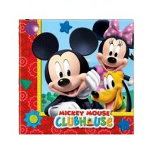20 Papierservietten Mickey Mouse 33 x 33 cm bunt - Thema: Geburtstag und Jubiläum