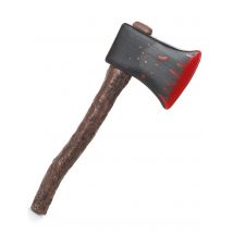 Horror Axt mit Blutspuren - Thema: Halloween - Braun