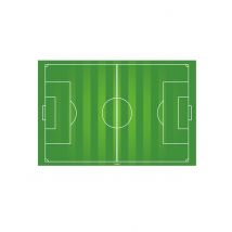 Fussball-Tortenaufleger Spielfeld grün-weiss 20x30cm - Thema: Geburtstag und Jubiläum - Grün