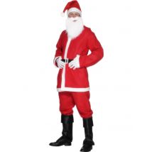 Weihnachtsmann Kostüm weiss-rot - Thema: Weihnachten und Winter - Größe M