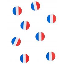 Tisch-Konfetti Frankreich Fanartikel 150 stück blau-weiss-rot 18g - Thema: Mottoparty