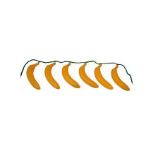 Bananen-Gürtel Kostümaccessoire Dschungel gelb-grün 96 cm - Thema: Fasching und Karneval - Gelb/Blond